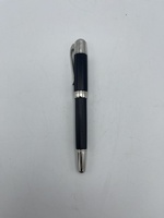 Montblanc Jules Verne Fountain Pen Black w/ 14k White Gold Tip 