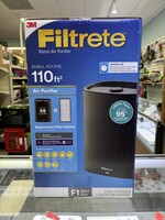Filtrete Room Air Purifier Small Console 110 SQ FT Coverage Black - NEW 