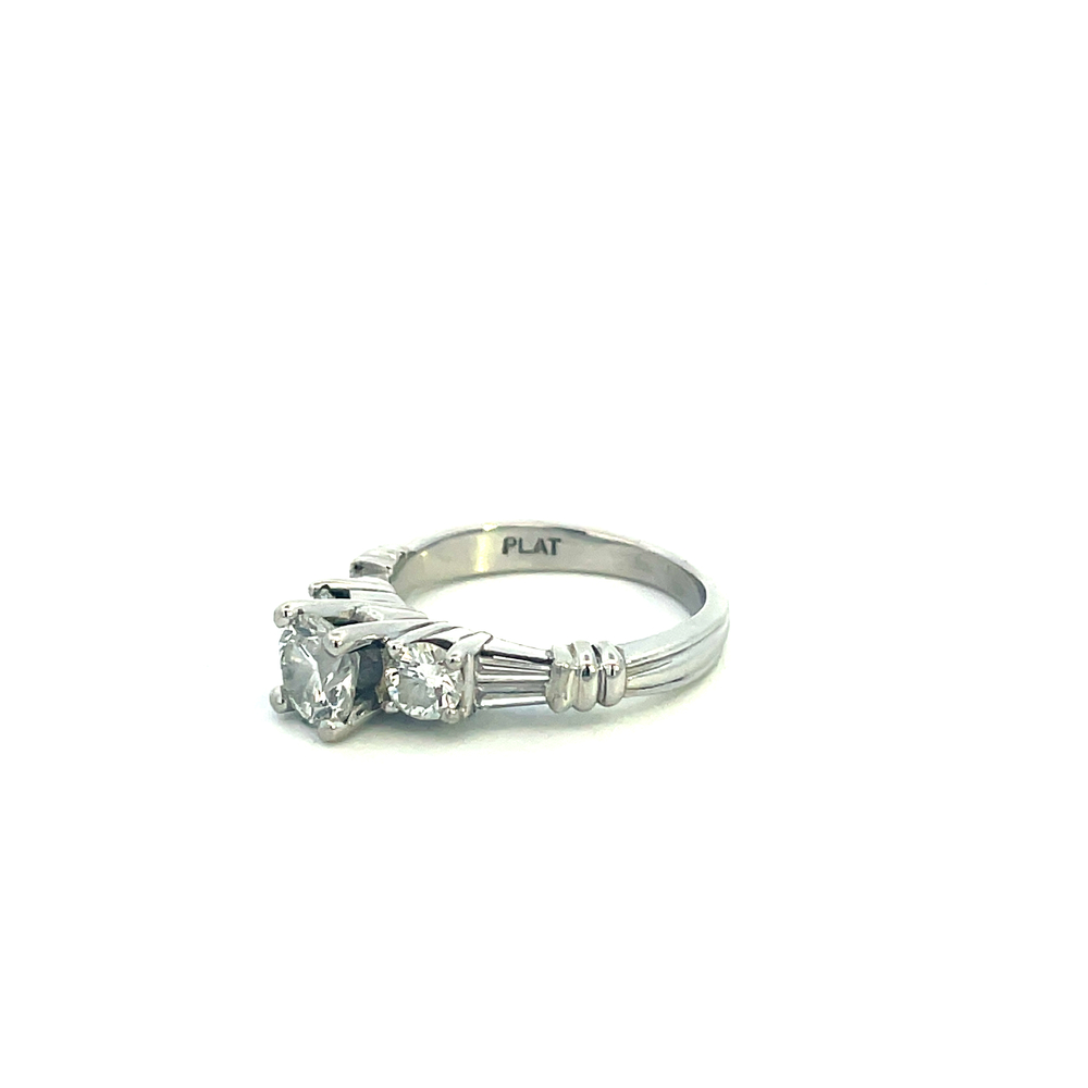  Platinum .71ct tw Diamond Scott Kay Engagement Ring