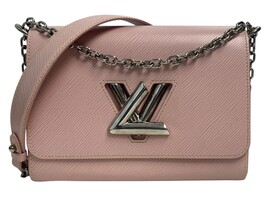 Louis Vuitton Epi Twist Shoulder Bag MM Rose Ballerine