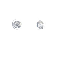 14kt White Gold .45ct tw Diamond Stud Earrings