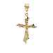 10kt Yellow Gold Crucifix Cross Pendant