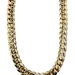 10kt Yellow Gold 24" Cuban Link Chain 12.4mm