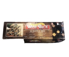 Traditional  Wine Rack 42 bottle/ Open box