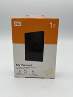 NEW WD My Passport 1TB External USB 3.0 Portable Hard Drive Black