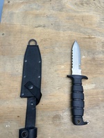 stainless steel Ontario hunting knife