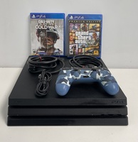 SONY PS4 PRO BUNDLE W/GAME