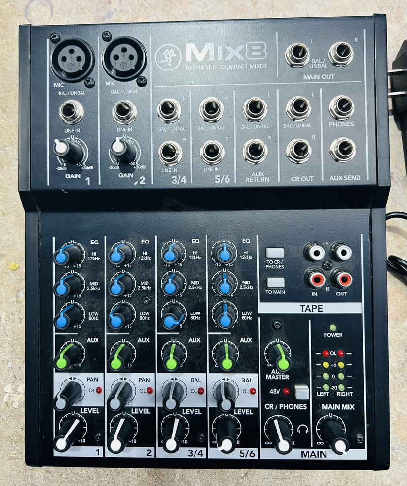 Mackie Compact Mix8 8-Channel Mixer