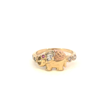 14kt Tri-color Elephant Ring