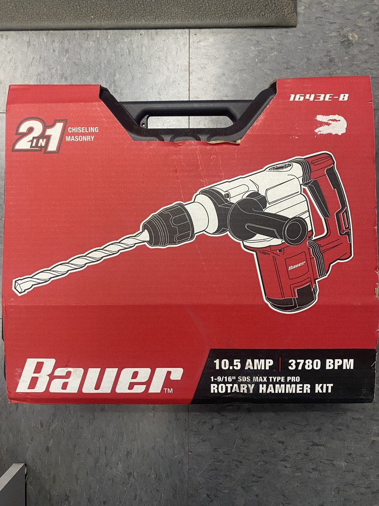 Bauer pro online rotary hammer kit