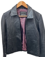 Adler Small Leather Black Jacket 