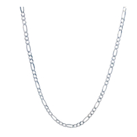 10kt White Gold 16" 2.25mm Figaro Link Chain