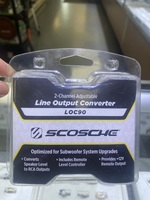Scosche LOC90 Line Output Converter Adjustable Amplifier Add On Module for Car
