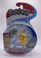 Wicked Cool Toys - Pokemon Articulated Battle Figures 2-Pack PIKACHU & SQUIRTLE