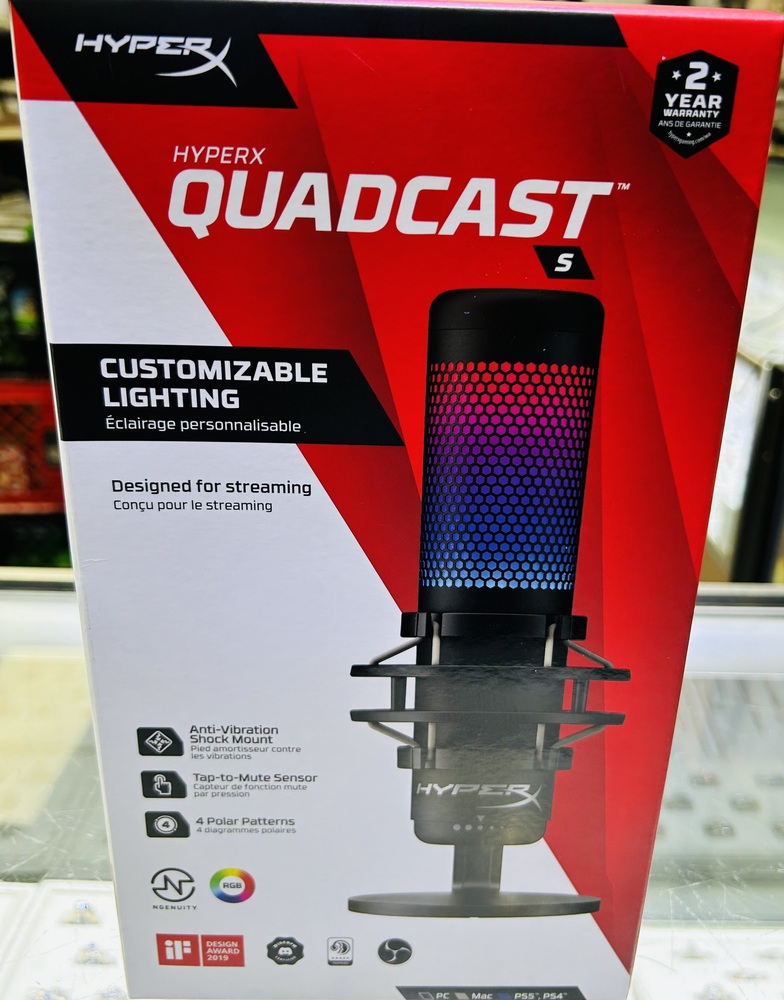 HyperX Quadcast S Wireless Microphone QDC001 | Sterling & Knight ...