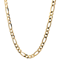 14kt Yellow Gold 20" 5mm Figaro Link Chain