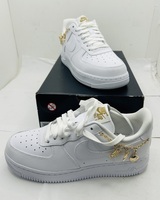WMNS AIR FORCE 1 '07 LX Lucky Charms Womens Sz 8 White/Gold DD1525-100 SIZE 8