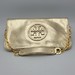 Tory Burch Audra Reva Golden Leather Handbag Clutch