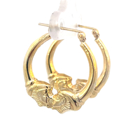 14kt Yellow Gold Pharoah Earrings