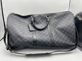 Louis Vuitton Keepall Bandoulière 55 Graphite