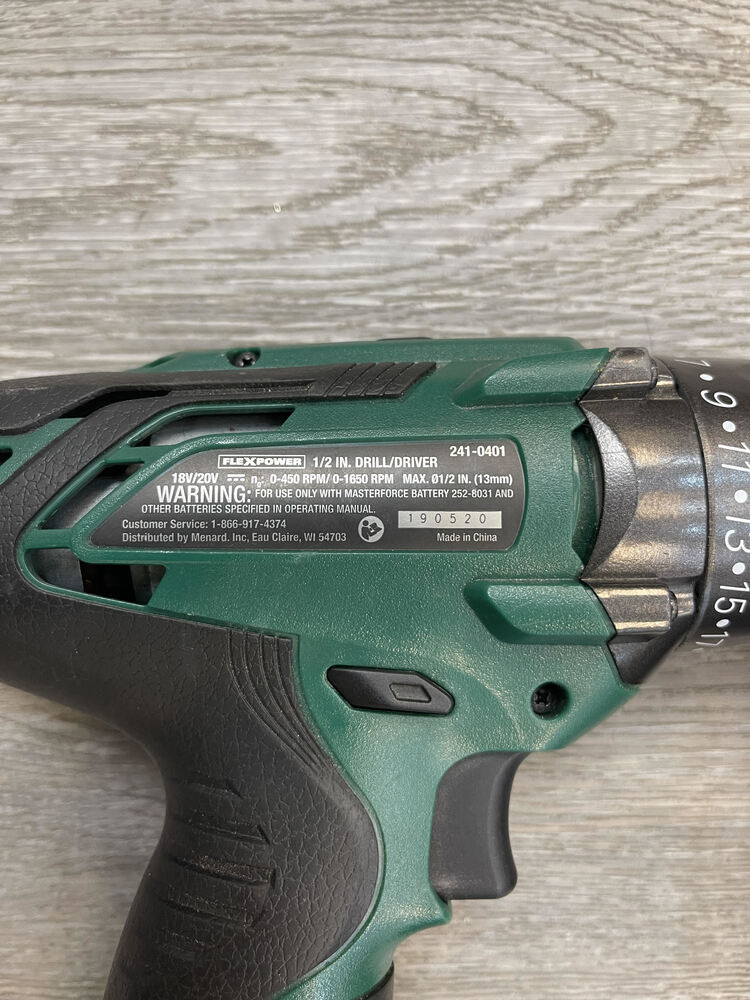 Masterforce cheap cordless drill