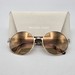 Michael Kors Aviator Sunglasses with Rose Gold-Tinted Lenses