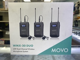 Movo WMX-20 48-Channel UHF Wireless Lavalier Microphone System