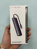 SATECHI USB-C Slim V2 Aluminum Multiport Adapter Type-C, SD/microSD, PD, 4K