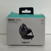 Logitech Brio 300 HD Webcam With Privacy Shutter Color Graphite