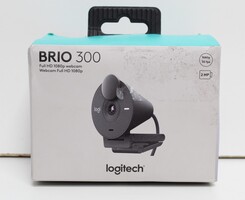Logitech Brio 300 HD Webcam With Privacy Shutter Color Graphite