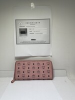 MCM Pink Wallet (Authenticated) 