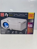 RCA Home Theater Projector with 100" Screen