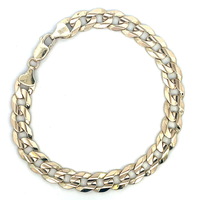 10kt Yellow Gold Curb Link Bracelet