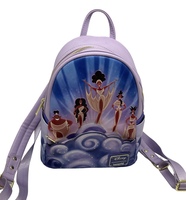 Disney Loungefly Purple Hercules Muses Mini Backpack 