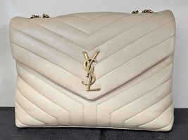 YSL Medium Loulou Quilted Flap 