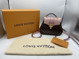 Louis Vuitton Clapton Backpack Damier and Leather Brown/Pink 