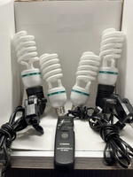2pc FT 2005 Photography Lights with timer