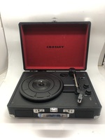 Crosley Portable Record Player/CR8805A-BK W/Various Vinyl Records - Pre-Owned 
