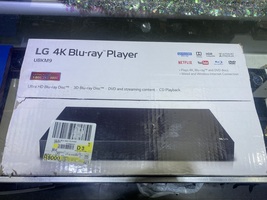 LG (UBKM9) 4K Ultra-HD Blu-ray Disc Player with Dolby Vision Open but New
