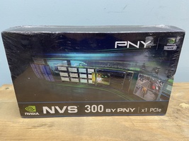 NEW PNY NVIDIA NVS 300 512MB PCIe x 16 Video Card (Sealed)  