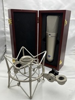 Neumann U 87 AI P48 Large Condenser Microphone w/ Shock Mount - Silver