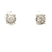 10kt White Gold .50ct tw Diamond Stud Earrings 