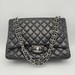 Vintage CHANEL Classic Double Flap Bag – Black Lambskin / Silver-Tone Hardware 
