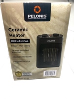 Pelonis 1500w Ceramic Fan-Forced Electric Space Heater PSH10C2ABB
