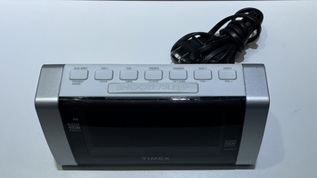 Timex AM/FM Dual Alarm Clock Radio w/ Digital Tuning, Jumbo 1.8" Red LED Display