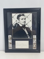 Clark Gable with COA in frame