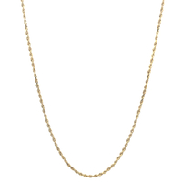 14kt Yellow Gold 17" 1.5mm Rope Chain