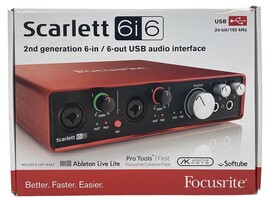 Focusrite Scarlett 6i6 2nd Gen. 