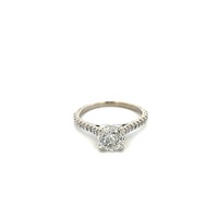 14kt White Gold .20ct tw Diamond Engagement Ring
