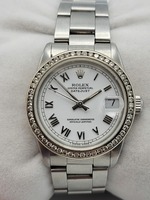 Rolex Ladies Datejust 31mm Stainless Steel – Oyster Bracelet Aftermarket Bezel
